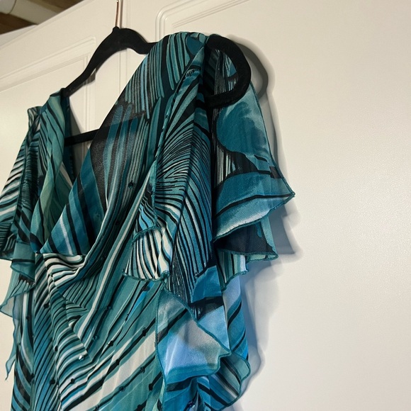 Y2K vintage Fairy Ruffle Formal Dress - Picture 4 of 14